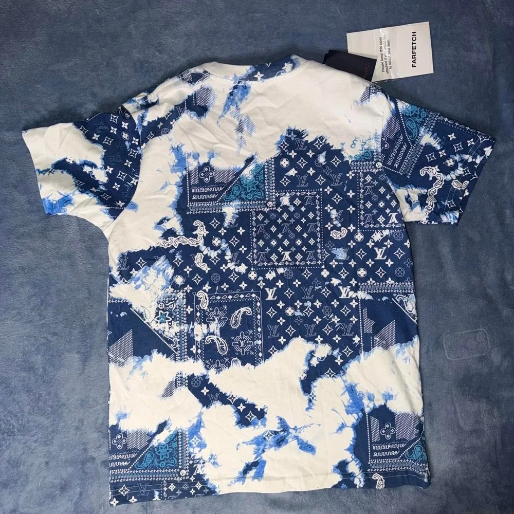 Louis Vuitton Men's Blue/White monogram